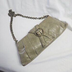 Pochette Mini Bag Green Leather